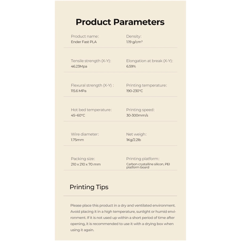 Пластик для 3D-принтера Creality PLA Fast, Ender, 1.75мм black1kg+white 1kg (3301010395) - зображення 9