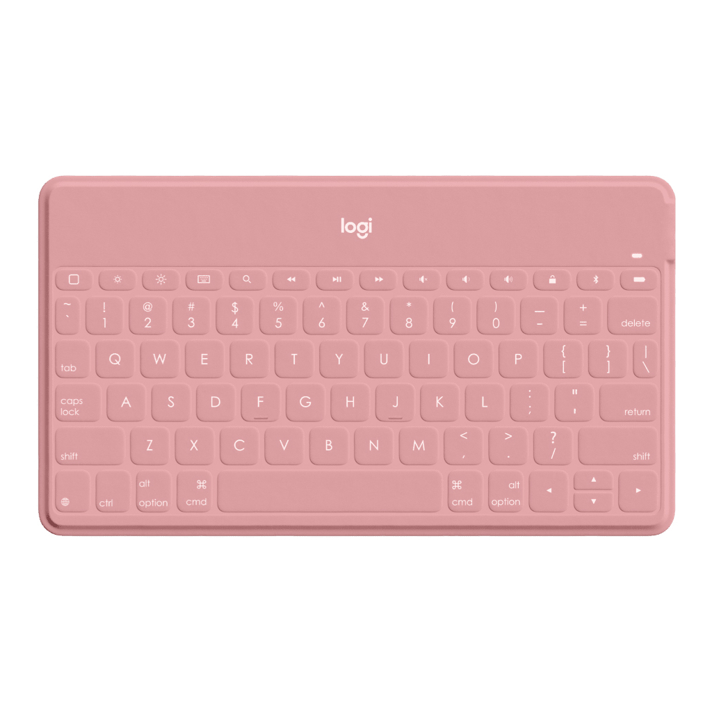 Клавіатура Logitech Keys-To-Go для iPhone, iPad, Apple TV Blush Pink (920-010122) - зображення 1