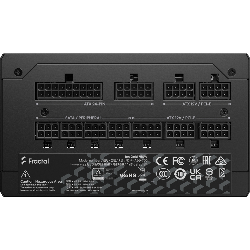 Блок живлення Fractal Design 750W Ion Gold (FD-P-IA2G-750-EU) - зображення 4