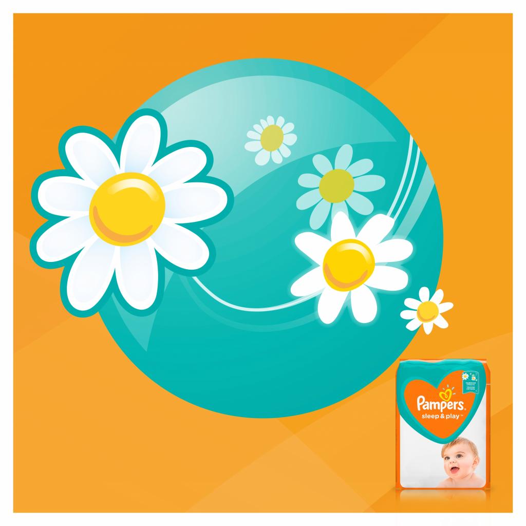 Підгузки Pampers Sleep & Play Midi Розмір 3 (6-10 кг), 78 (8001090669094) - зображення 3