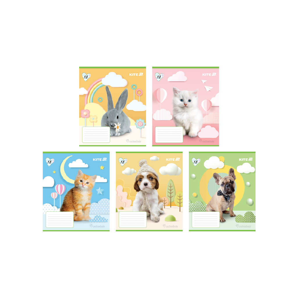 Зошит Kite Rachael Hale, 18 аркушів, лінія (R25-237) - зображення 1