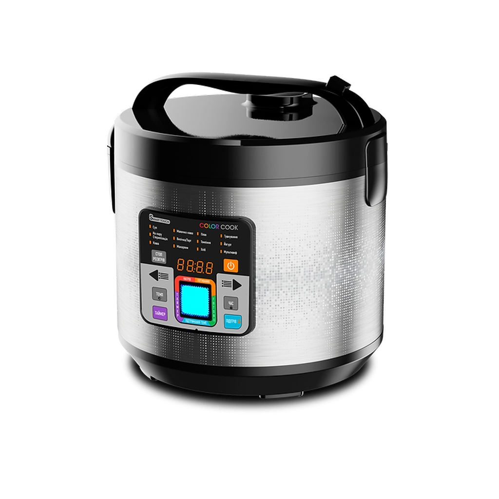 Мультиварка PRIME Technics PMC 1286 Color Cook - зображення 2