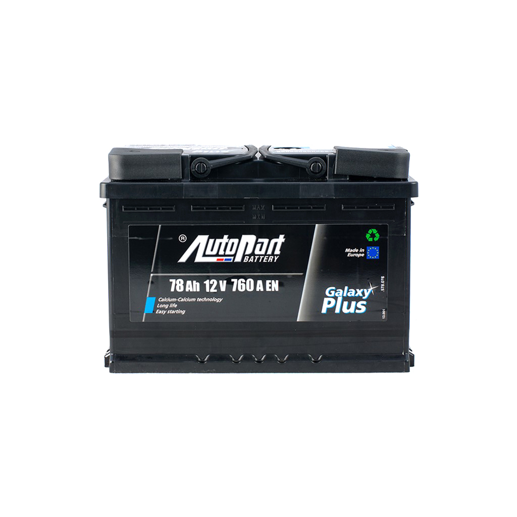 Акумулятор автомобільний AutoPart 78 Ah/12V Euro Plus (ARL078-037) - зображення 1