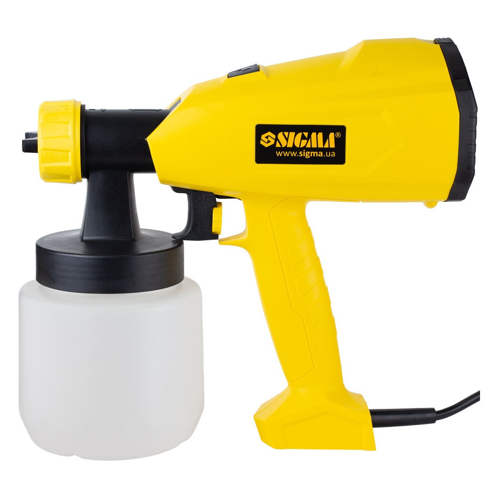 Фарбопульт Sigma електричний HVLP 350Вт 1.8/2.6мм 800мл/хв, нижній бак, 800мл (6816121) - изображение 2