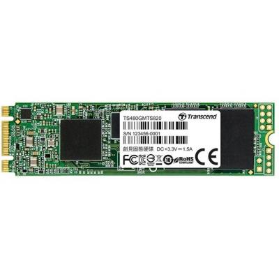 Накопичувач SSD M.2 2280 480GB Transcend (TS480GMTS820S) - зображення 1