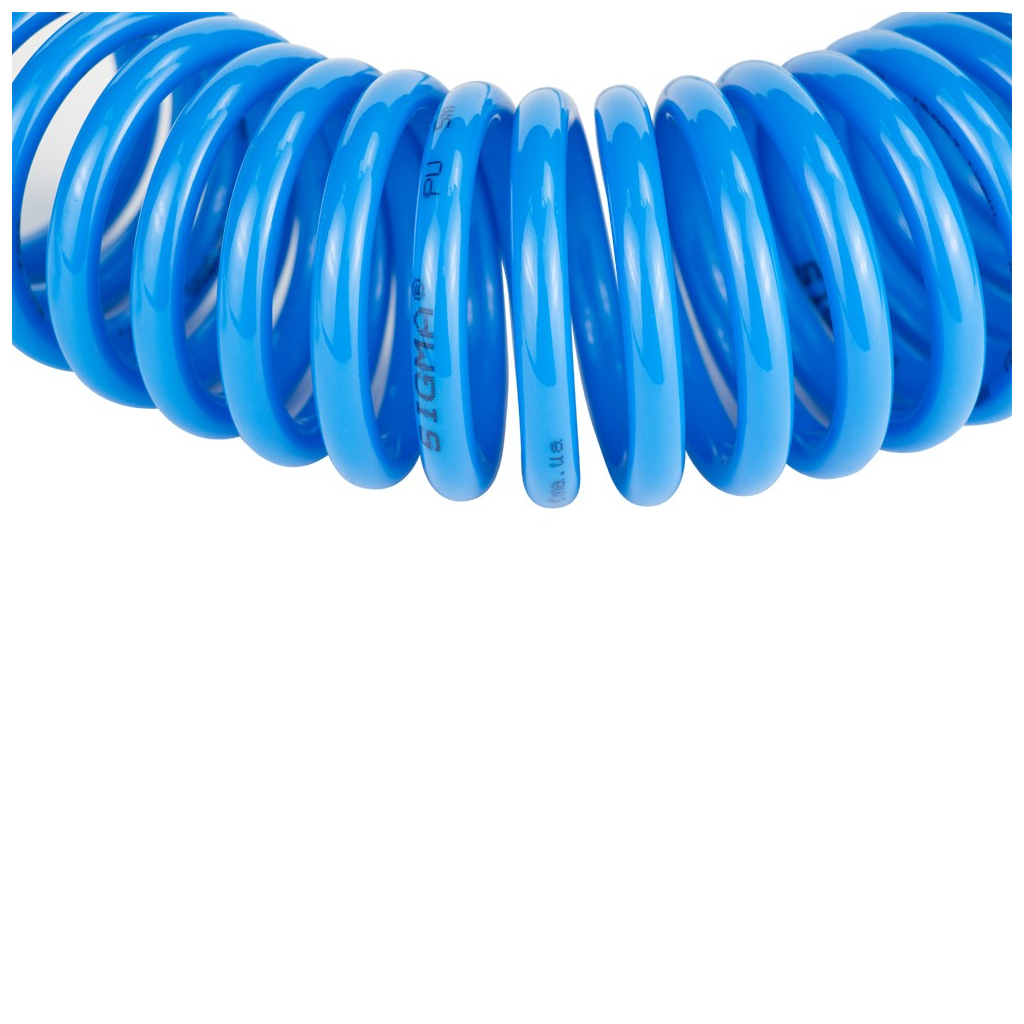 Пневматичний шланг Sigma спіральний поліуретановий (PU) 5м 5.5x8мм (7012011) - зображення 2