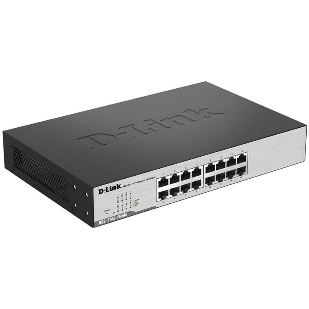 Комутатор мережевий D-Link DGS-1100-16/ME - зображення 2