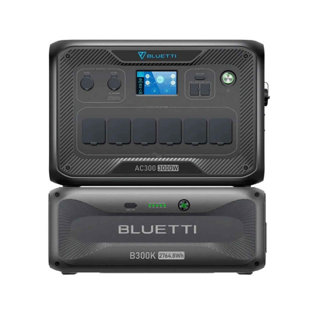 Зарядна станція BLUETTI PowerOak AC300 3000W з модулем B300 (AC300+B300) - зображення 1