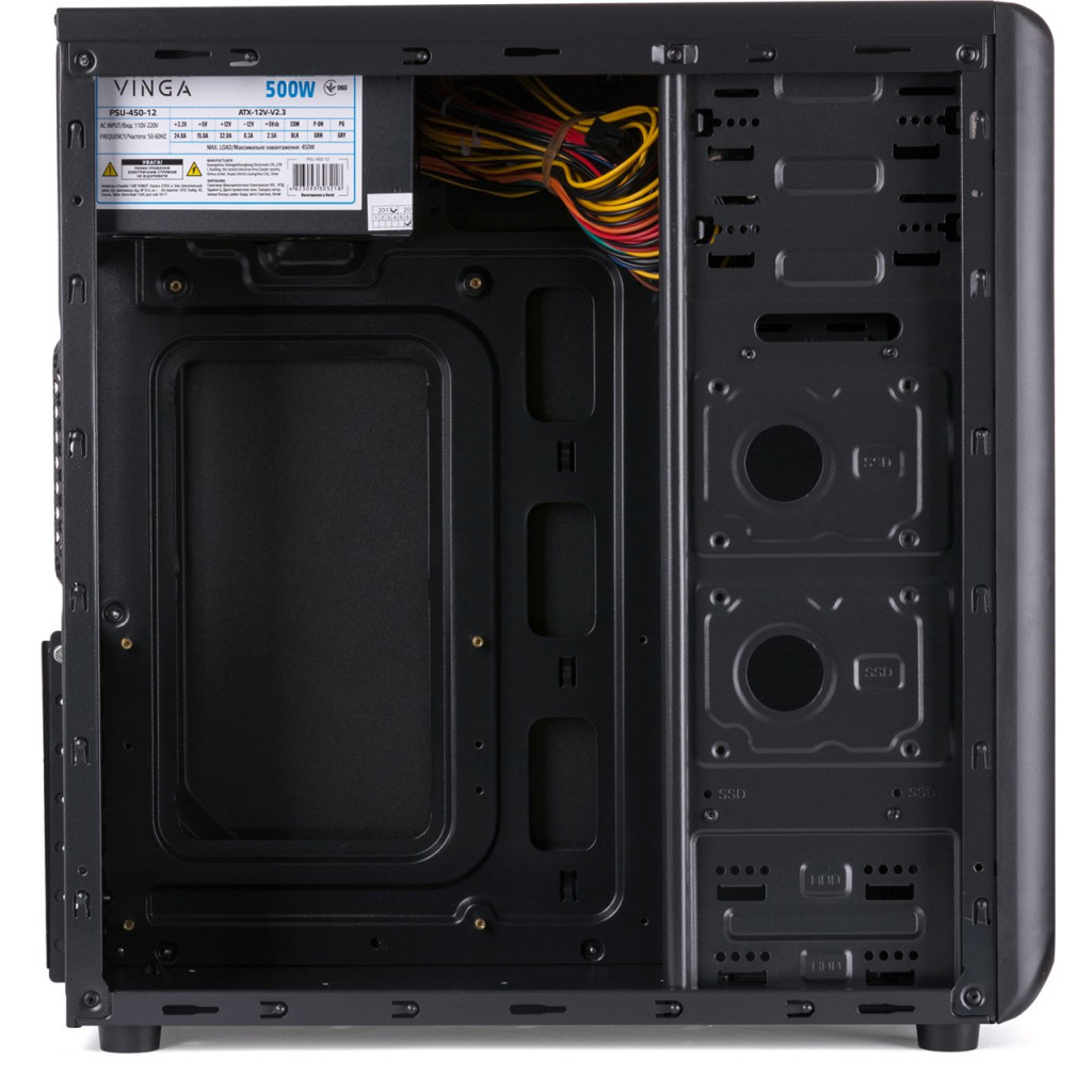Корпус Vinga CS104B-500W - зображення 8