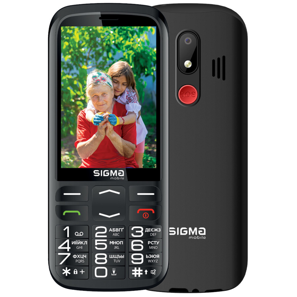 Мобільний телефон Sigma Comfort 50 Optima Type-C Black (4827798122310) - зображення 1