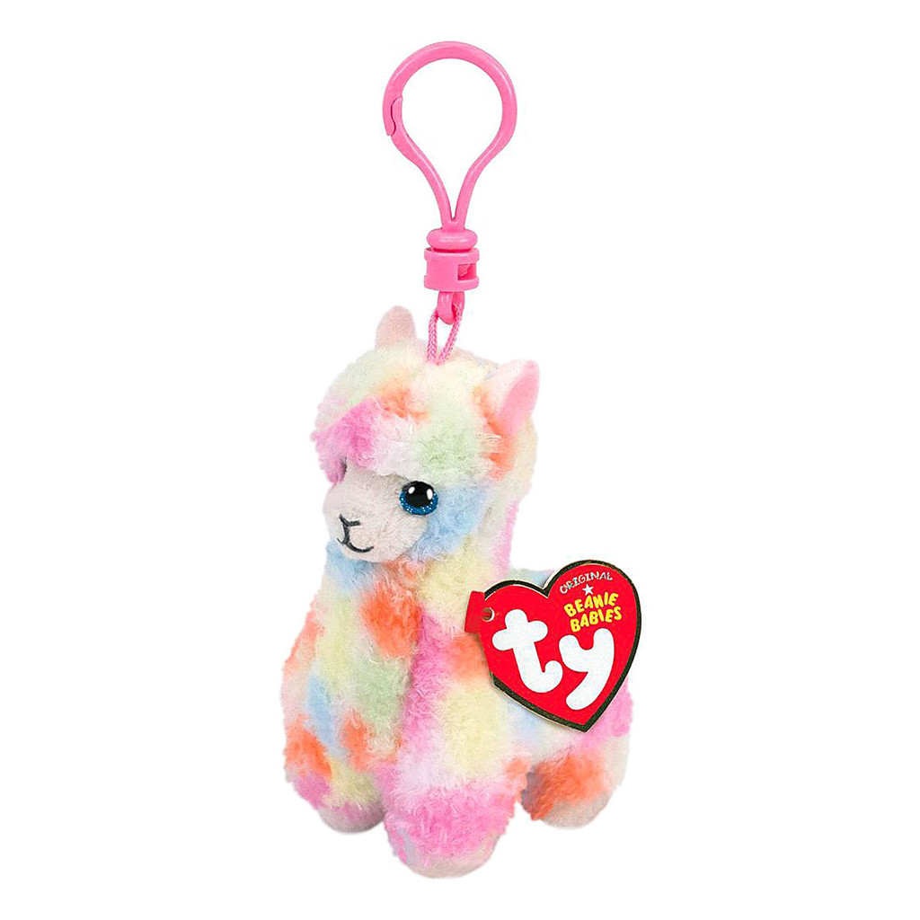 М'яка іграшка Ty Beanie Babies Різнобарвна лама Lola 12см (36601) - зображення 1