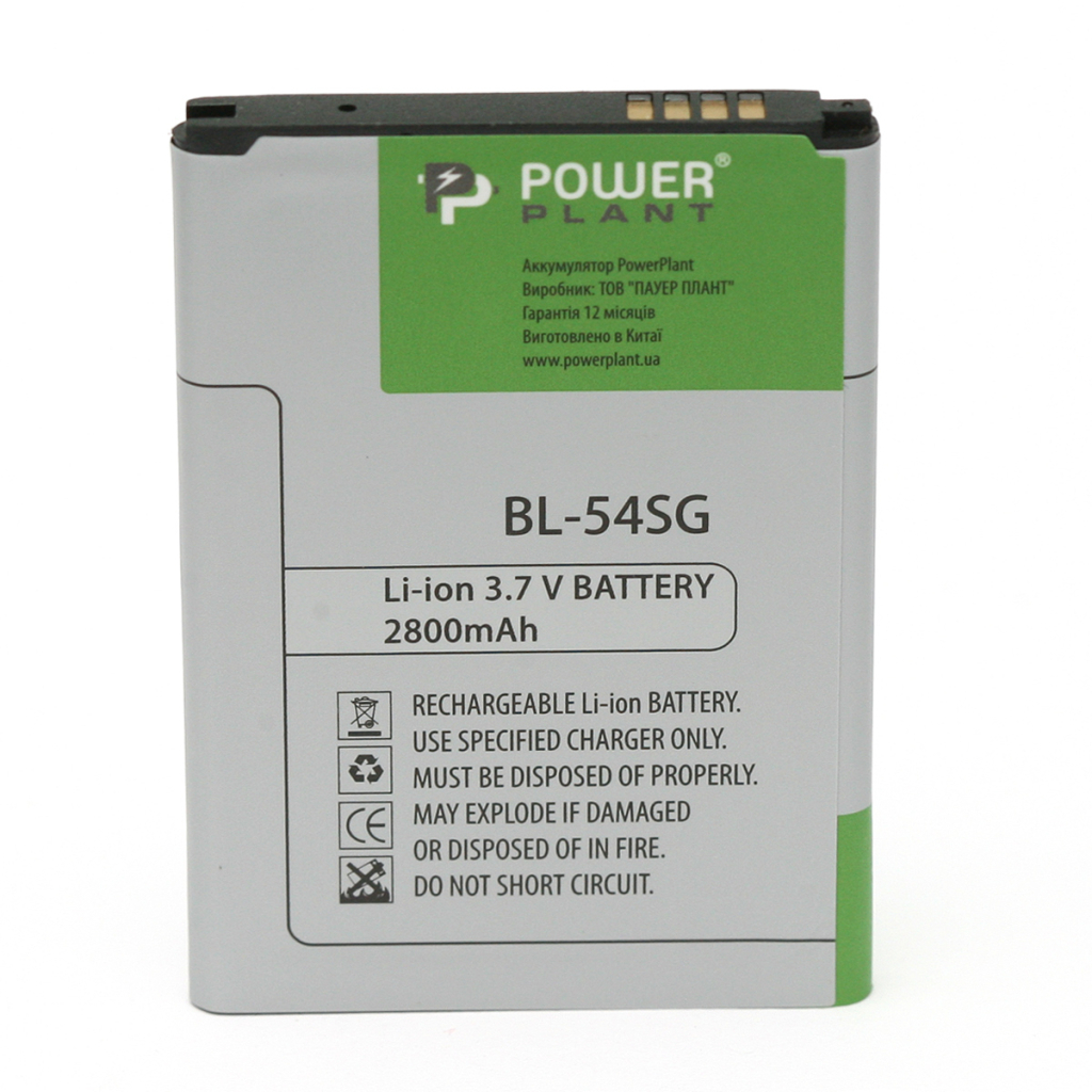 Акумуляторна батарея PowerPlant LG BL-54SG (DV00DV6238) - зображення 1