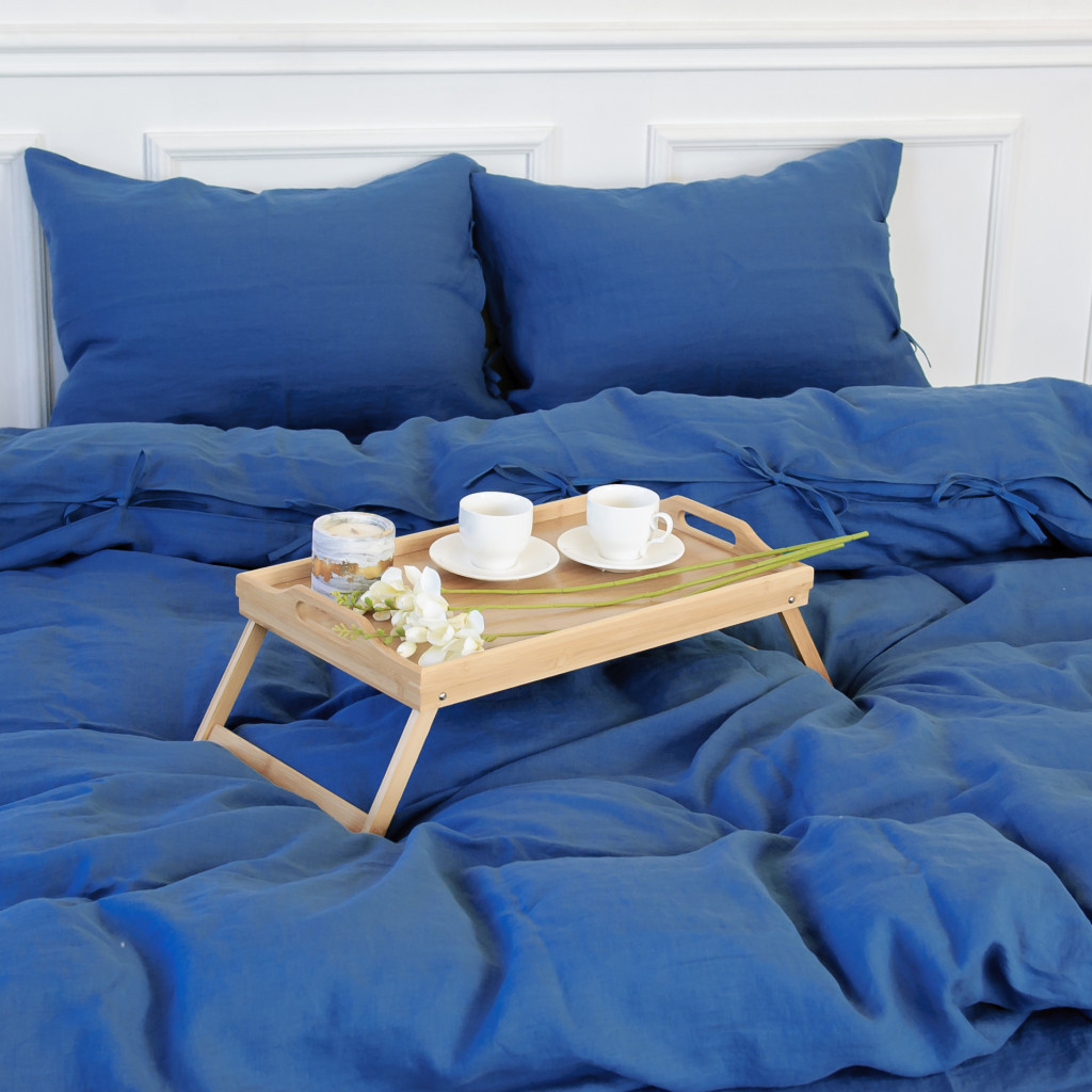 Постільна білизна MirSon Льон Bluebottle 2х160х220 (2200005371541) - изображение 9