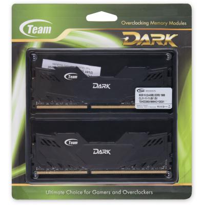 Модуль пам'яті для комп'ютера DDR3 8GB (2x4GB) 1866 MHz Dark Series Black Team (TDKED38G1866HC11DC01) - зображення 4