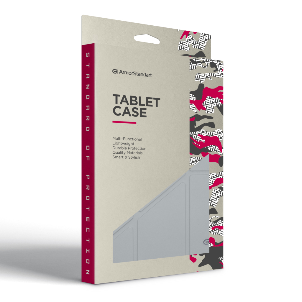 Чохол до планшета Armorstandart Y-Type PEN Xiaomi Redmi Pad 2 Gray (ARM87408) - зображення 9