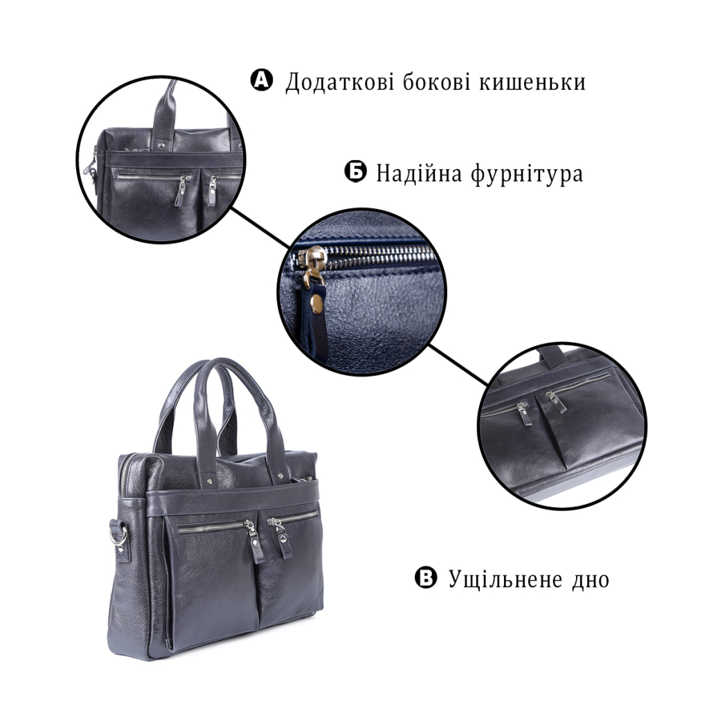 Сумка Shvigel Синя (00976) - зображення 4