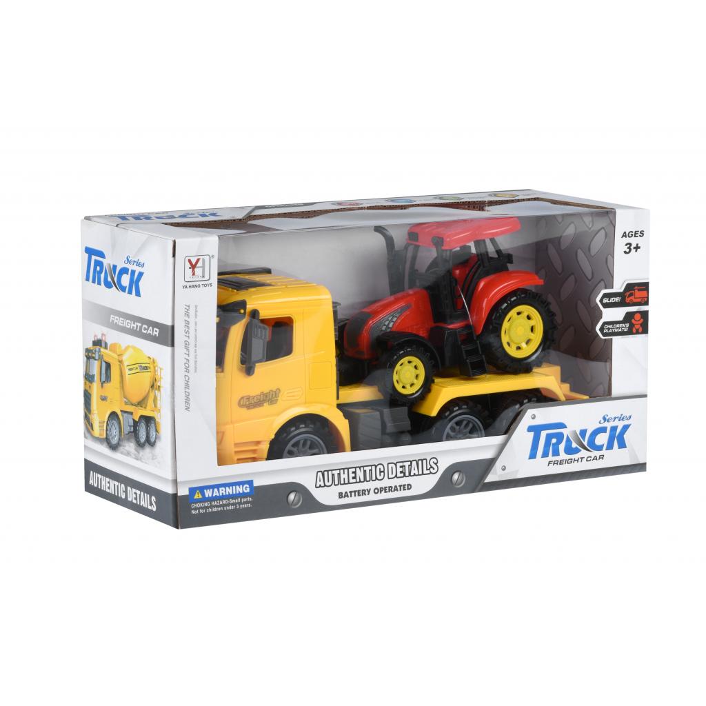 Спецтехніка Same Toy инерционный Truck Тягач Желтый с трактором (98-613Ut-1) - зображення 4