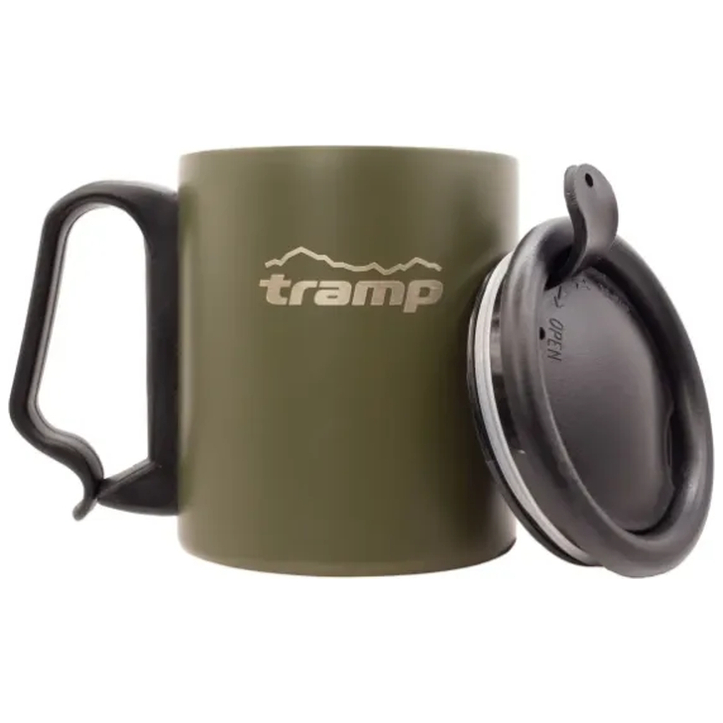 Чашка туристична Tramp з поїлкою і защіпкою 350 мл Olive (UTRC-020-olive) - зображення 2