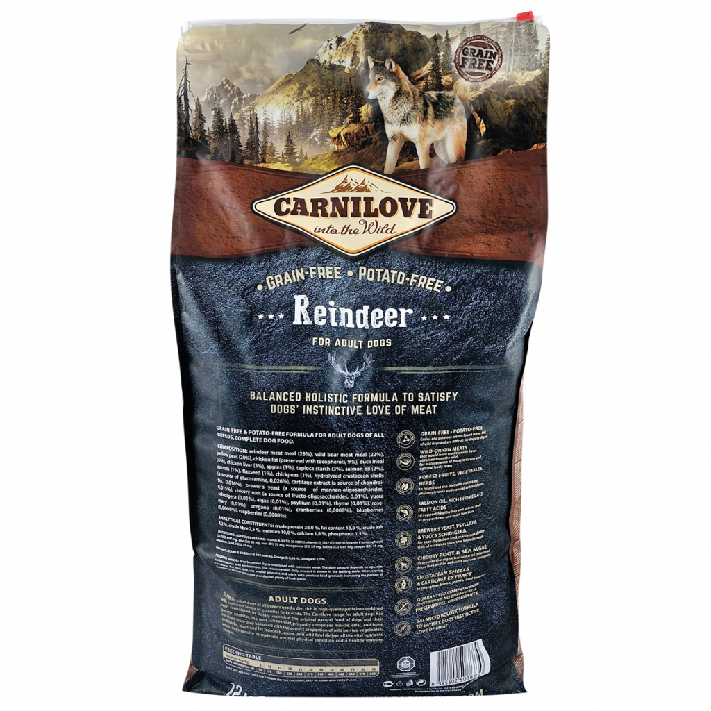 Сухий корм для собак Carnilove Adult Raindeer 12 кг (8595602508884) - зображення 2