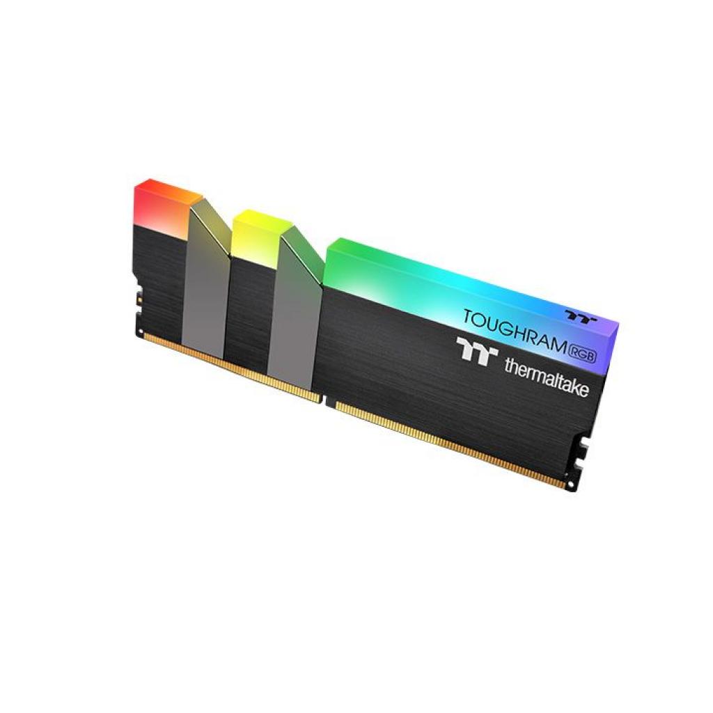 Модуль пам'яті для комп'ютера DDR4 16GB (2x8GB) 3600 MHz Toughram Black RGB ThermalTake (R009D408GX2-3600C18B) - зображення 5