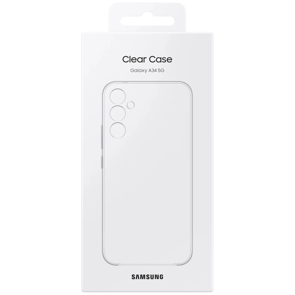 Чохол до мобільного телефона Samsung Samsung A34 Clear Case Transparency (EF-QA346CTEGRU) - зображення 6