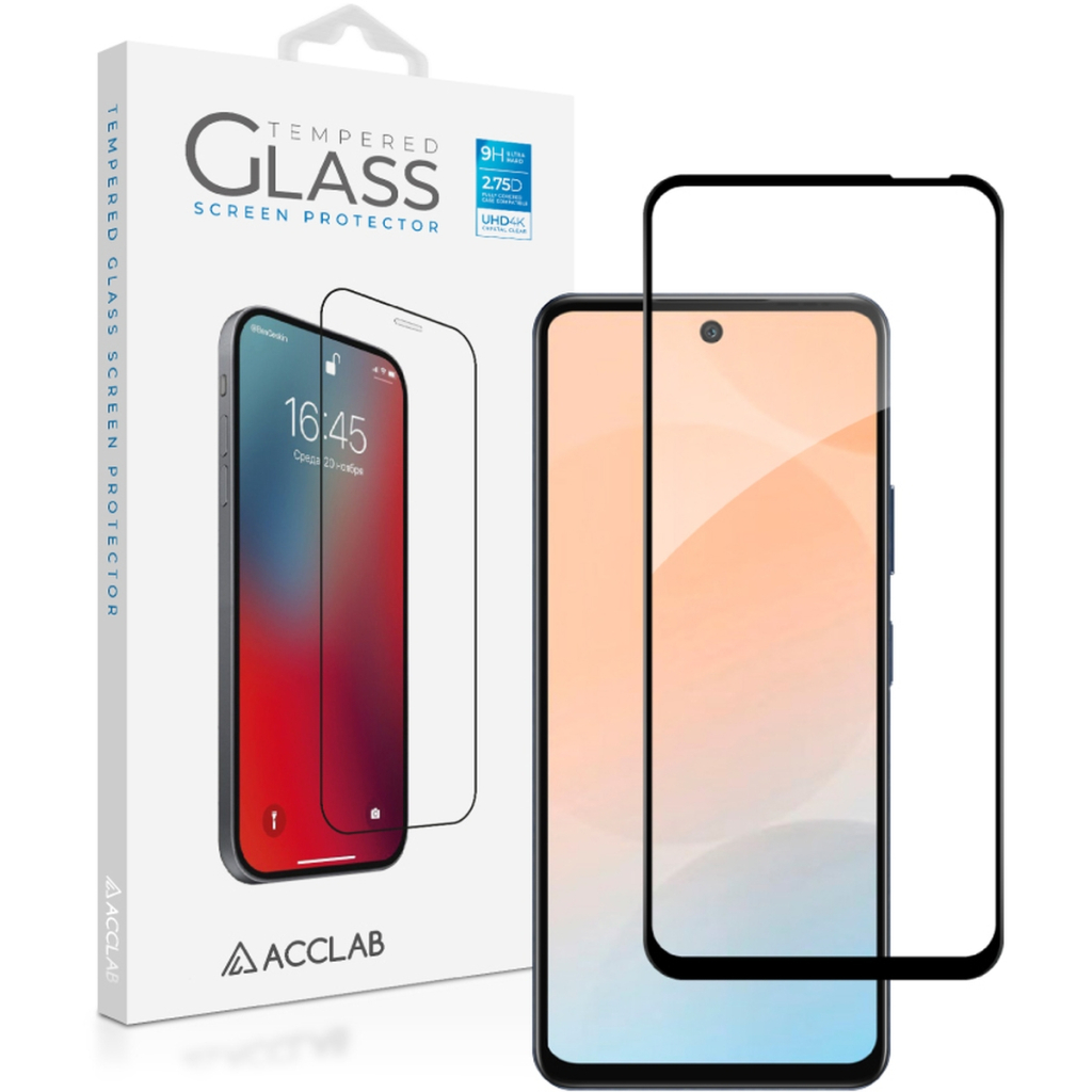 Скло захисне ACCLAB Full Glue Infinix Hot 50 5G Black (1283126606953) - зображення 1