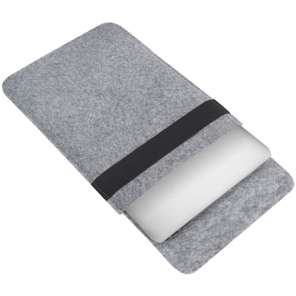 Чохол до ноутбука Gmakin 14 Macbook Pro, vertical, Light Gray (GM16-14) - зображення 4