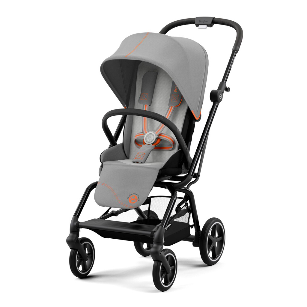 Коляска Cybex Eezy S Twist+ 2 BLK Lava Grey (з бампером) (522003769) - зображення 1