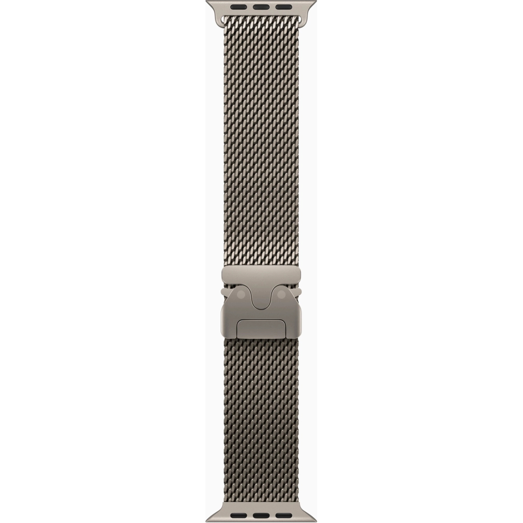 Смарт-годинник Apple Watch Ultra 3 GPS + Cellular 49mm Natural Titanium Case with Natural Titanium Milanese Loop - Me (MEWY4QP/A) - зображення 3
