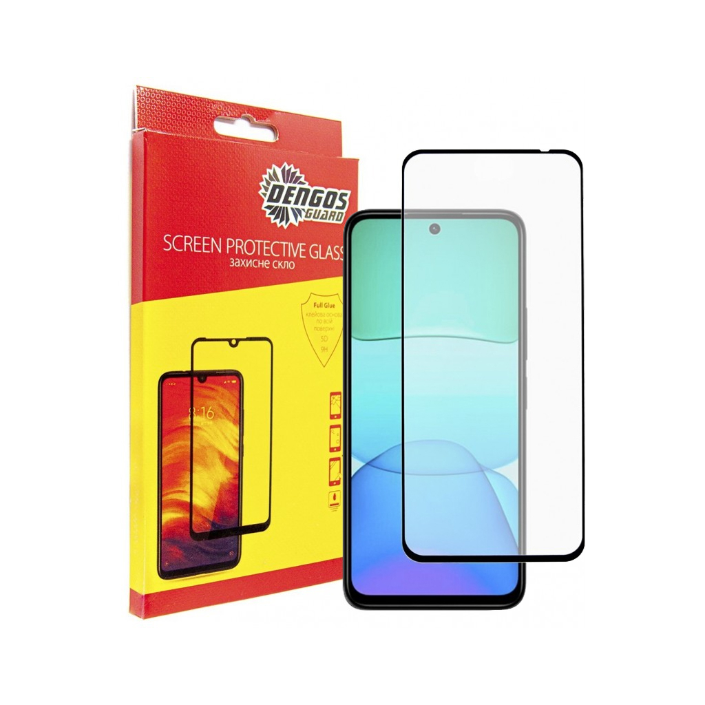 Скло захисне Dengos Full Glue Xiaomi Redmi 13 4G (black) (TGFG-361) - изображение 1