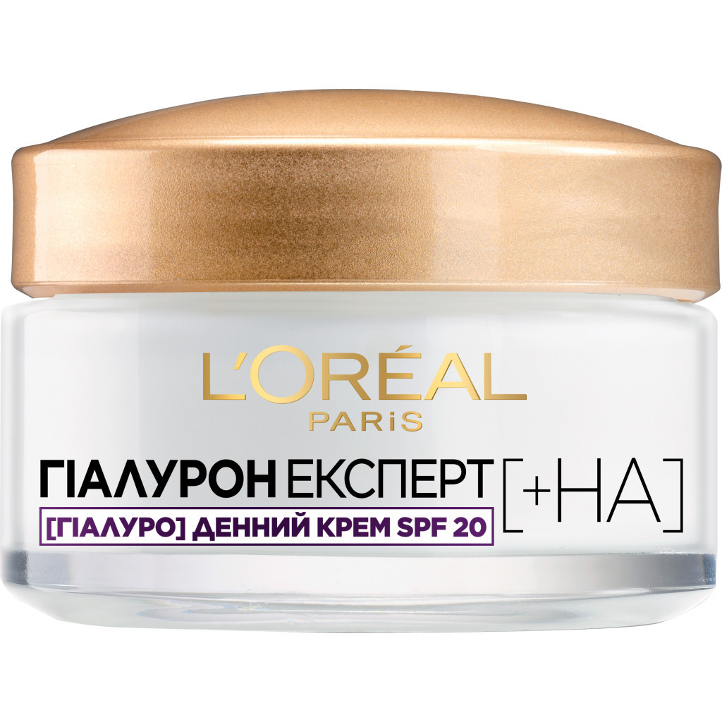 Крем для обличчя L'Oreal Paris Денний Гіалурон Експерт Відновлювальний Зволожуючий Догляд із захистом SPF 20 50 мл (3600523775675) - зображення 1