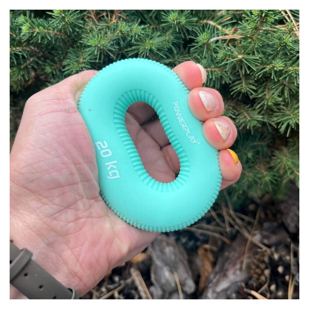 Еспандер PowerPlay PP-4336 Hand Grip Medium 20 кг Зелений (PP_4336_Green_20kg) - зображення 2