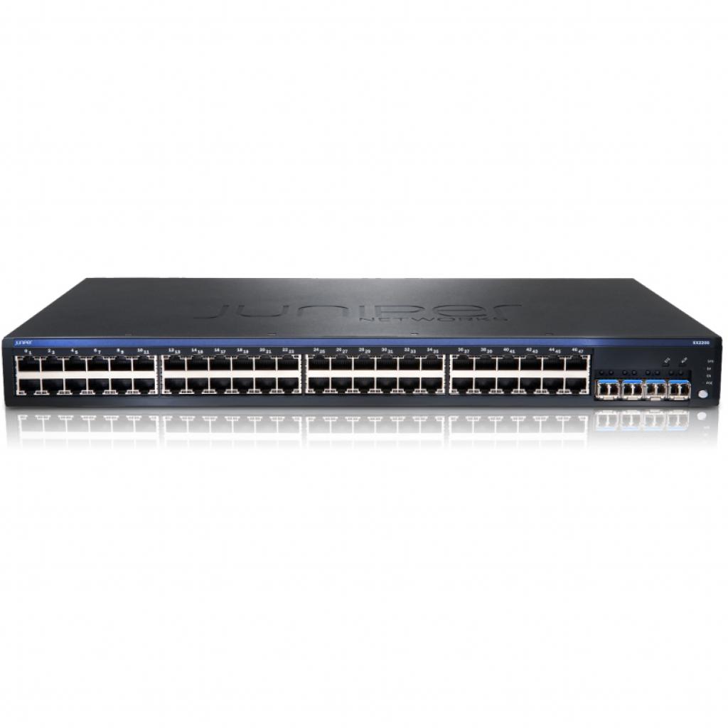 Комутатор мережевий Juniper EX2200-48T-4G - зображення 1