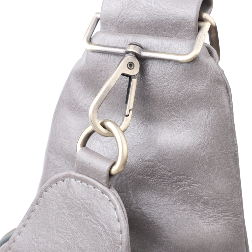 Сумка Vintage З екошкіри Сіра (22777) - зображення 5