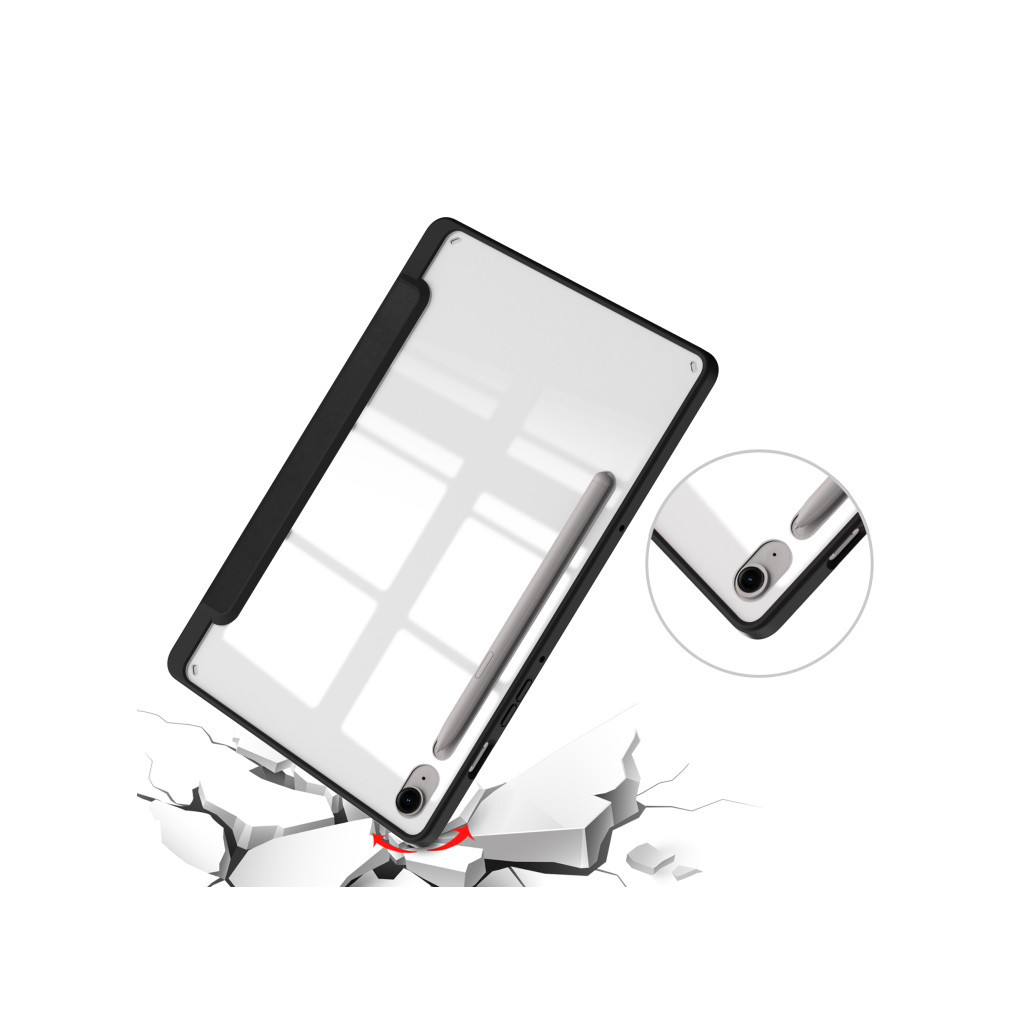 Чохол до планшета BeCover Soft Edge stylus holder Samsung Tab S9 (SM-X710/SM-X716)/S9 FE (SM-X510/SM-X516B) 11.0" Black (710438) - зображення 3