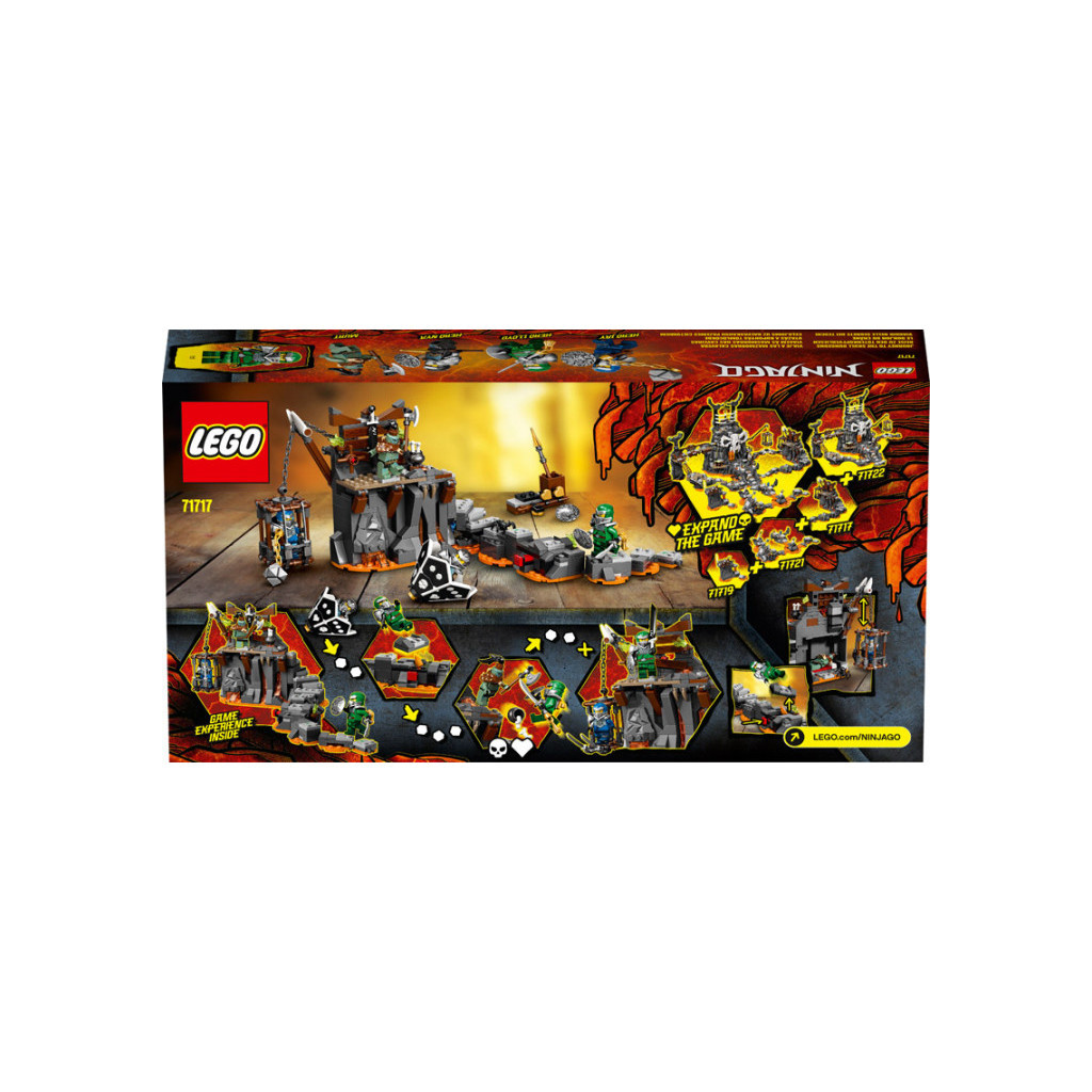 Конструктор LEGO NinjaGo Подорож у підземелля черепа 401 деталь (71717) - зображення 11