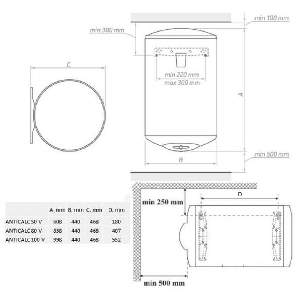 Бойлер Tesy ANTICALC 80 V - зображення 7