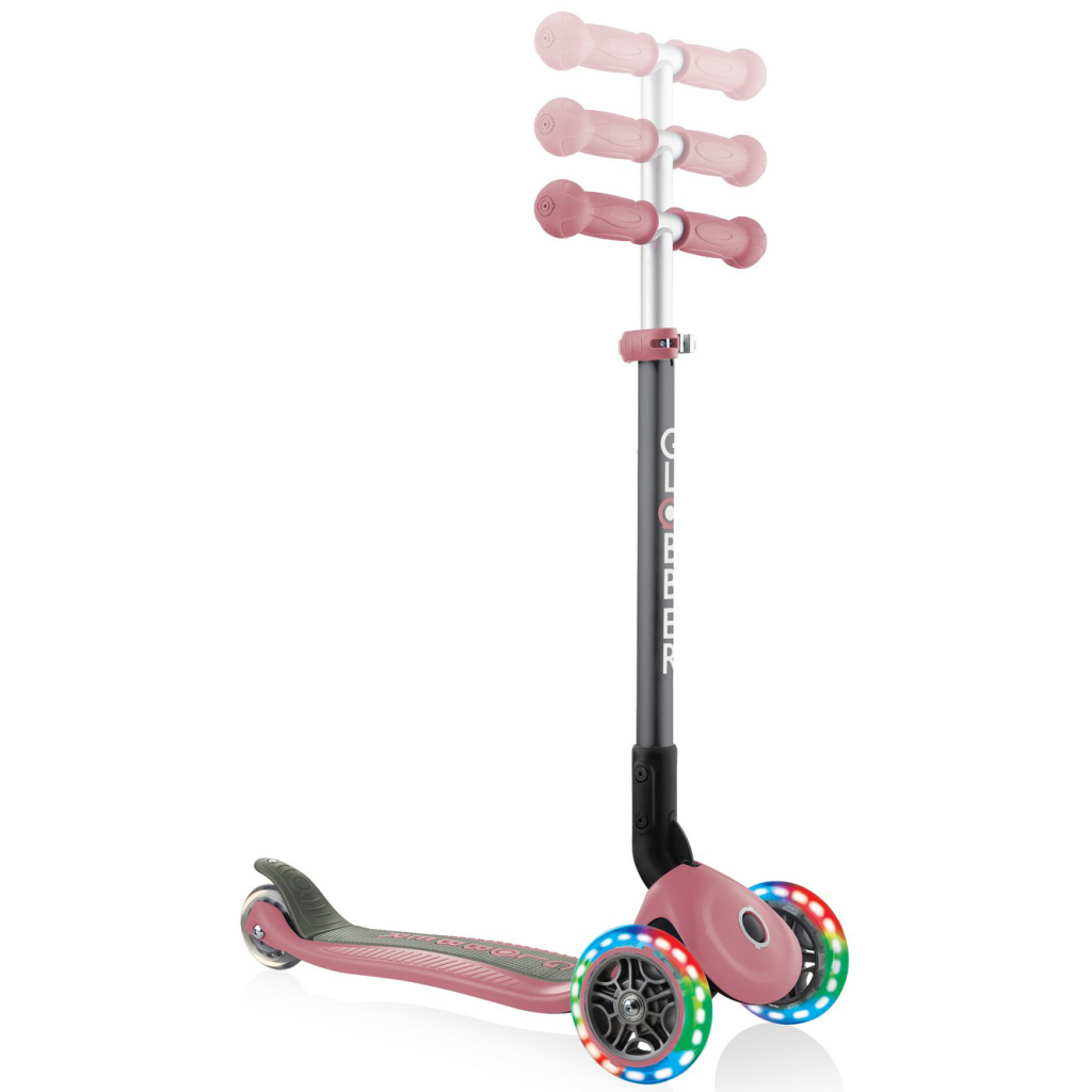 Самокат Globber Primo Foldable Lights пастельно-рожевий (432-210-2) - зображення 3