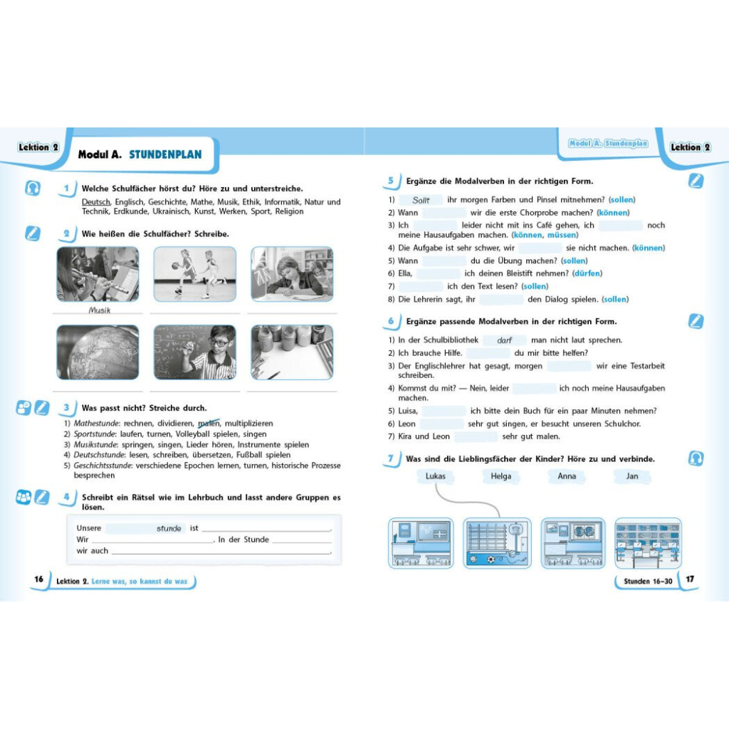 Робочий зошит Німецька мова. 5(5) клас. До підручника Deutsch mit Treffel! - С.І. Сотникова, Г.В. Гоголєва Ранок (9786170994974) - зображення 5