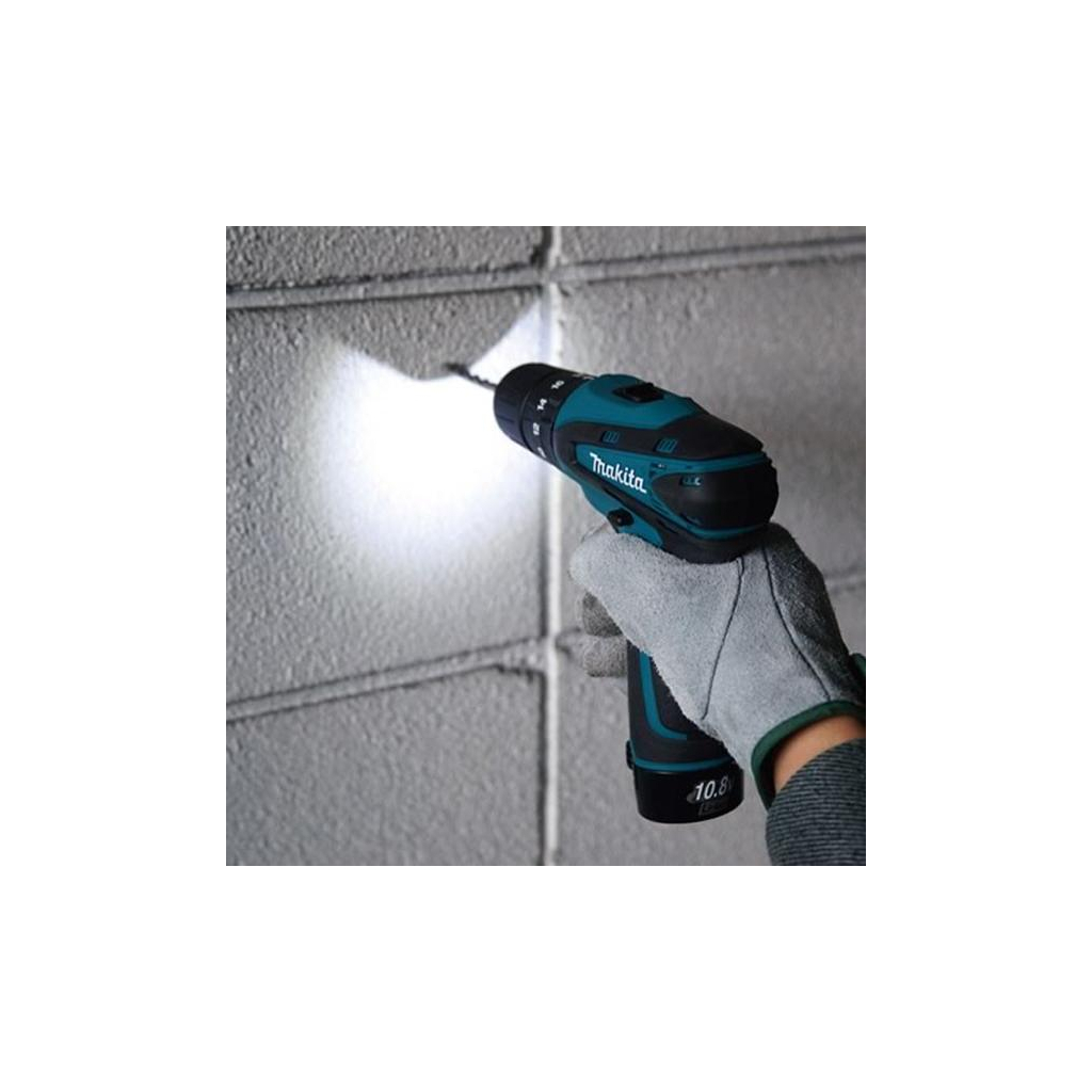 Шуруповерт Makita з ударом, 1,3Аг, 24Нм (HP330DWE) - зображення 5