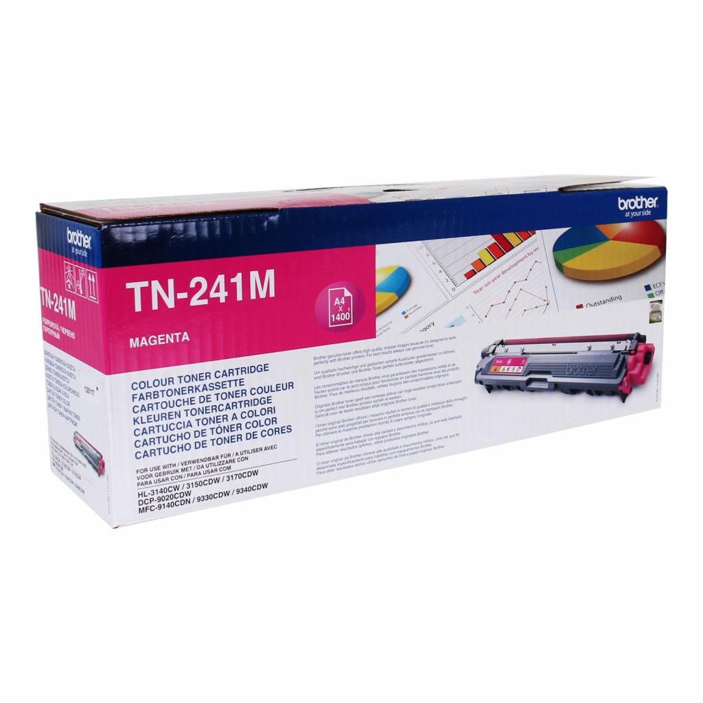 Картридж Brother TN241M для DCP-9020CDW, HL-3140CW magenta (TN241M) - зображення 1
