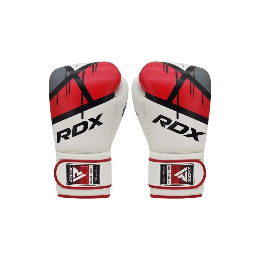 Боксерські рукавички RDX F7 Ego Red 10 унцій (BGR-F7R-10oz) - зображення 2
