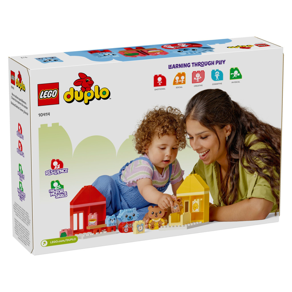 Конструктор LEGO DUPLO My First Повсякденні процедури: Час вечері й сну 28 деталей (10414) - зображення 5
