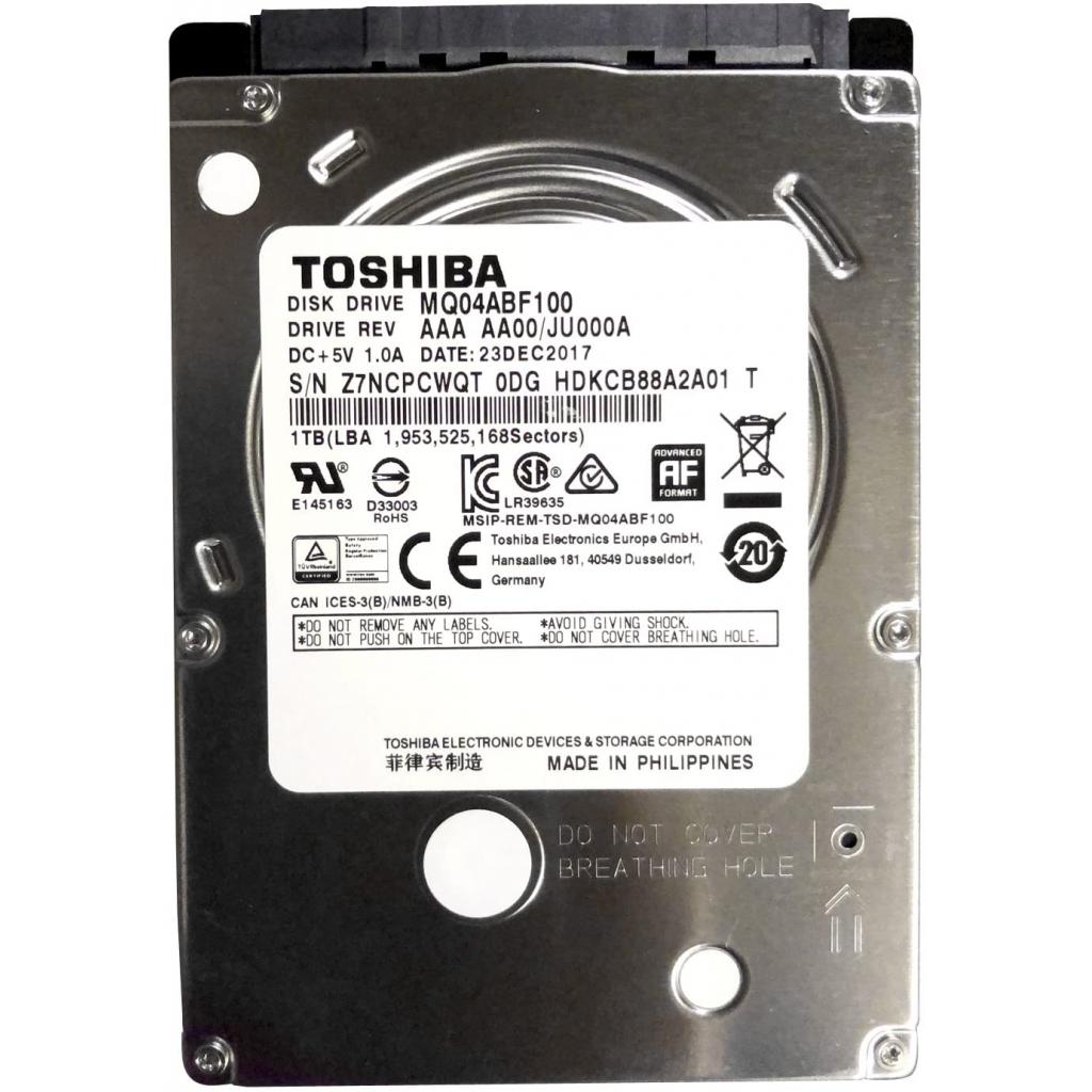 Жорсткий диск для ноутбука 2.5" 1TB Toshiba (MQ4ABF100) - зображення 1