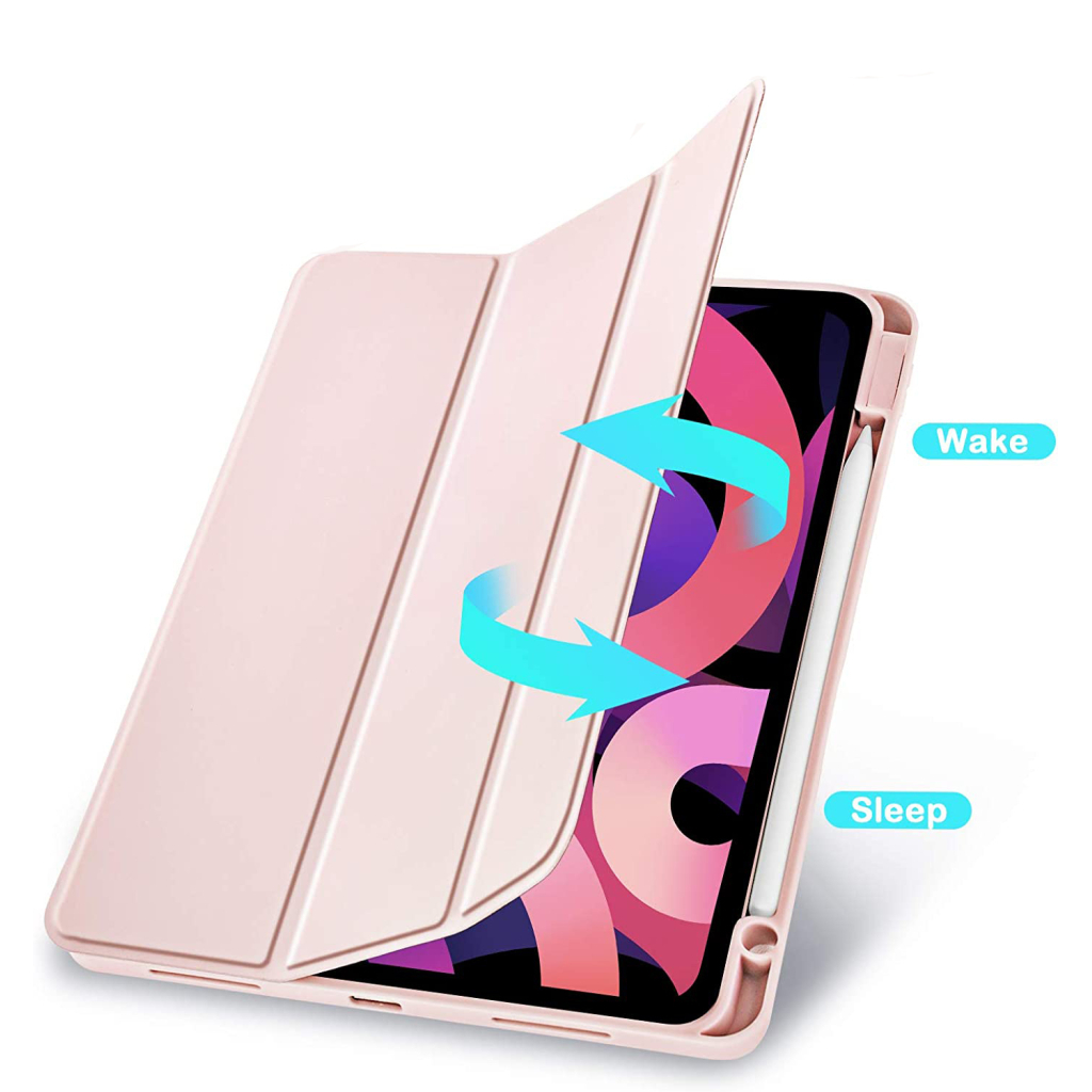 Чохол до планшета BeCover Direct Charge Pen mount Pencil Apple iPad 10.9" 2022 Pink (708500) - зображення 4