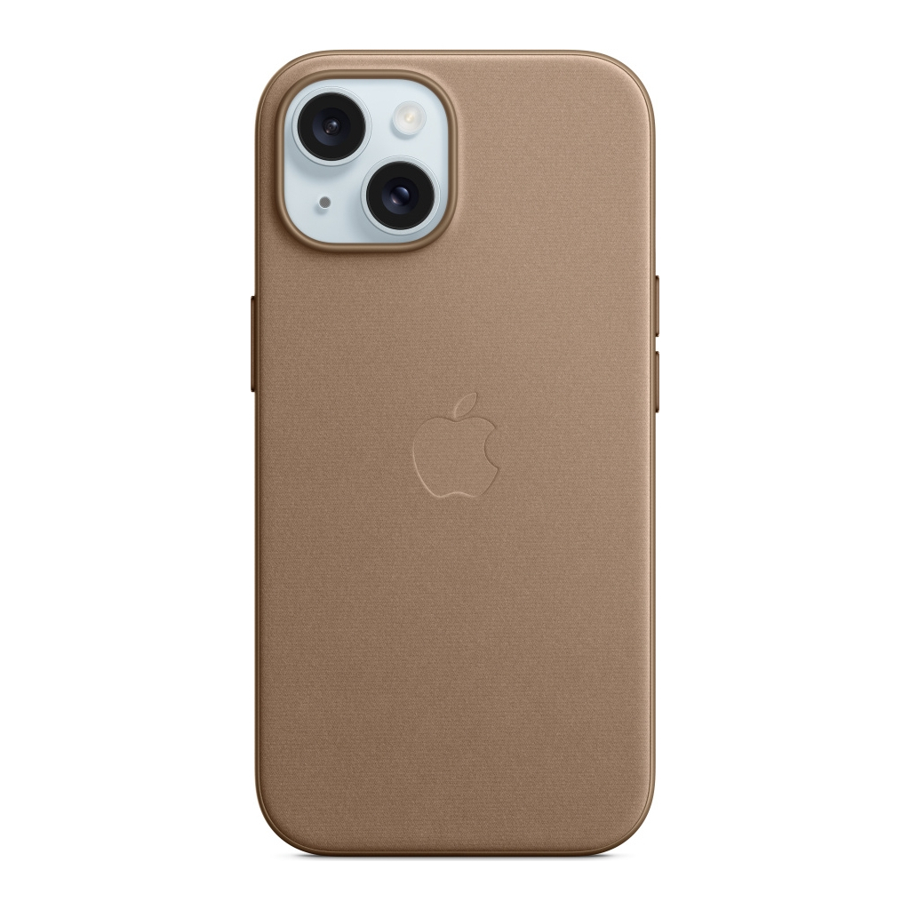 Чохол до мобільного телефона Apple iPhone 15 FineWoven Case with MagSafe Taupe (MT3C3ZM/A) - зображення 1