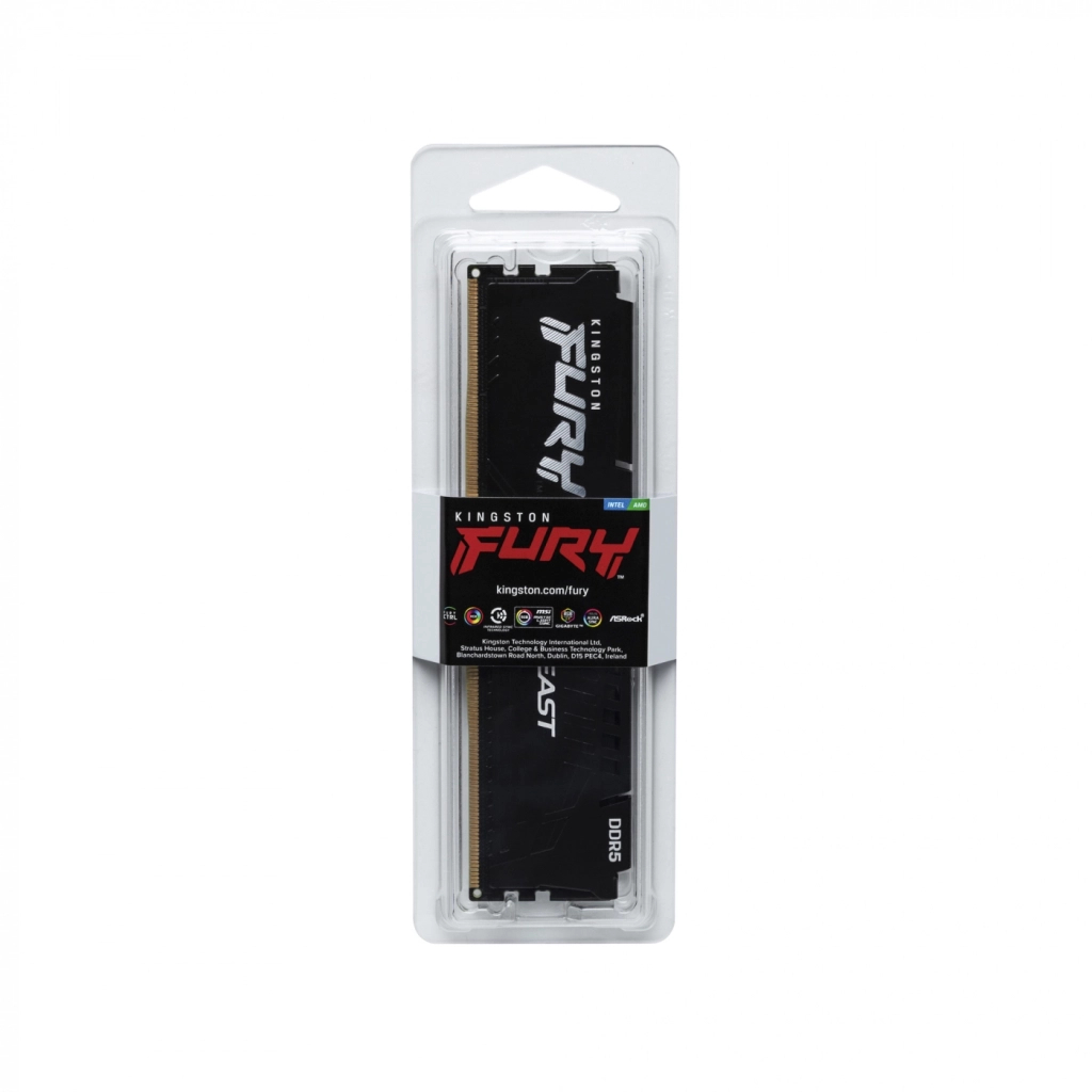Модуль пам'яті для комп'ютера DDR5 16GB 5600 MHz Beast Black Kingston Fury (ex.HyperX) (KF556C40BB-16) - зображення 5