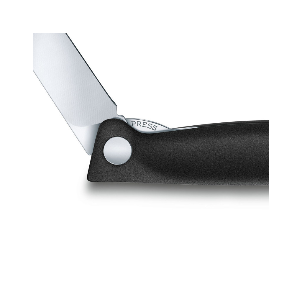 Кухонний ніж Victorinox Swiss Classic Foldable Paring 11 см Black (6.7803.FB) - изображение 4