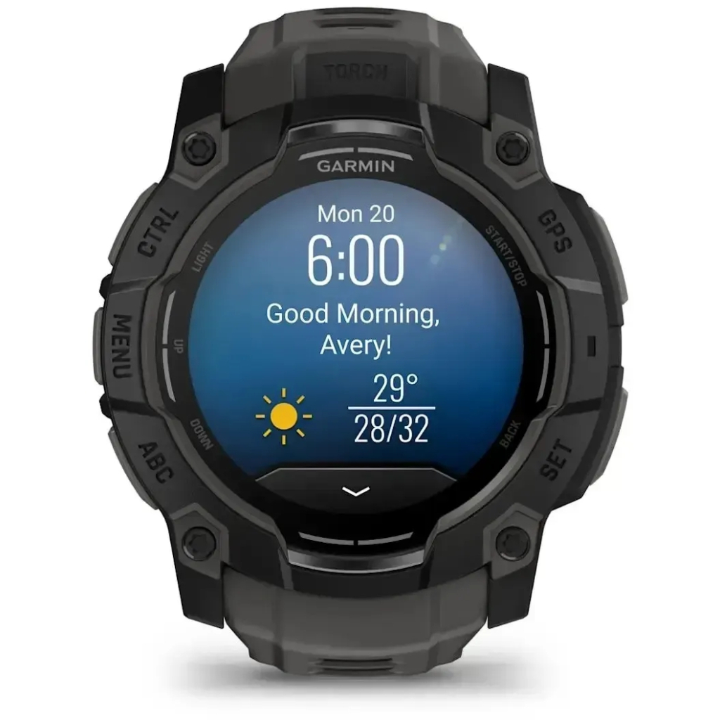 Смарт-годинник Garmin Instinct 3, Tactical, AMOLED, 50mm, Black, GPS (010-03020-50/010-03020-90) - изображение 10
