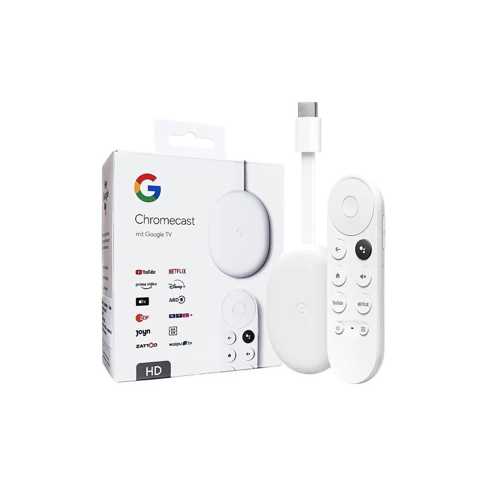 Медіаплеєр Google Chromecast 4K with Google TV (Snow) (GA01919-US) - изображение 4